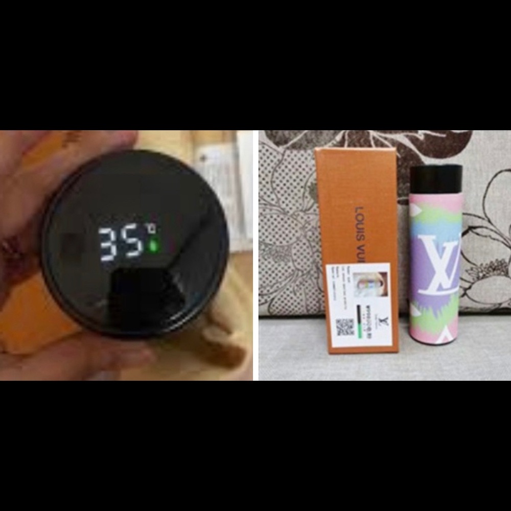 Tumbler With Led Temperature